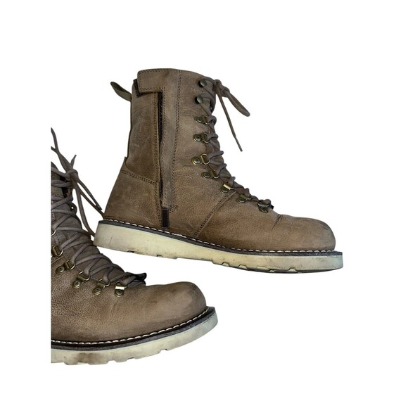 Harley-Davidson Denway Boots Women’s 8M Leather Beige Moto Riding - Picture 15 of 16